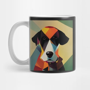 Great Dane or Pointer Colourful Dog Contemporary Art Mug